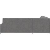 DOMO collection Ecksofa »Anzio in kubischer Formensprache, flache Armlehnen, L-Form«, Wahlweise mit Bettfunktion und Federkern für hohen Sitzkomfort