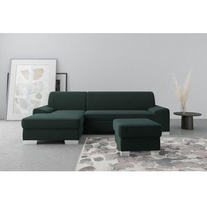 DOMO collection Ecksofa »Anzio L-Form«, wahlweise mit Bettfunktion und Federkern