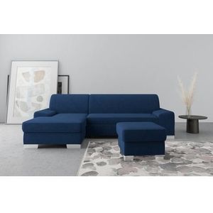 DOMO collection Ecksofa »Anzio L-Form«, wahlweise mit Bettfunktion und Federkern