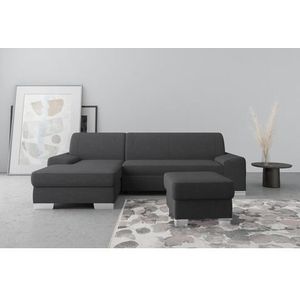DOMO collection Ecksofa »Anzio L-Form«, wahlweise mit Bettfunktion und Federkern