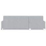 DOMO collection Ecksofa "Anzio L-Form", wahlweise mit Bettfunktion und Federkern