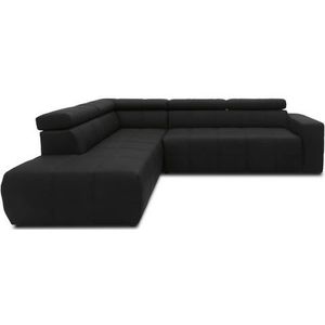 DOMO collection Ecksofa »Brandon L-Form, auch in Leder«, inklusive Kopfteilverstellung, wahlweise mit Sitztiefenverstellung