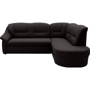 DOMO collection Ecksofa »Faenza für kleine Räume, Stellmaße 232,176cm, komfortabel, L-Form«, mit Ottomane, zeitlos, elegante Armlehnen, wahlweise mit Bettfunktion