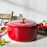 Ballarini - Bellamonte - Braadpan - Rood - Gietijzer - 4L