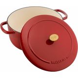 Ballarini - Bellamonte - Braadpan - Rood - Gietijzer - 4L