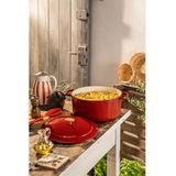 Ballarini - Bellamonte - Braadpan - Rood - Gietijzer - 4L