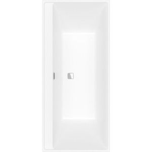 Villeroy & Boch Collaro bad 180x80cm chroom afvoer - stone white (mat wit) uba180cor2dv-rw