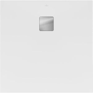 Villeroy & Boch Excello douchevloer ultracore 90x90x4cm polyurethaan/acryl stone white uda9090exc1v-rw