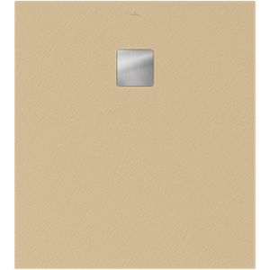 Villeroy & Boch Excello douchevloer 90x100cm polyurethaan/acryl Nature Sand UDA1090EXC2V-4N