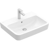 Villeroy & Boch O.novo wastafel 55x46cm met overloop 1 kraangat wit 4A415501