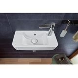 Villeroy & Boch O.novo fontein 50x25cm m.1 kraangat met overloop wit 4342r501