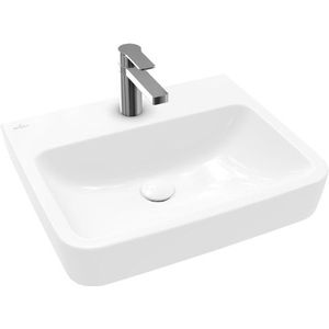 Villeroy & Boch O.novo wastafel onderzijde geslepen 55x46cm 1 kraangat wit 4A41MJ01