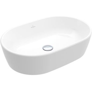 Villeroy & Boch Architectura opzetwastafel, 600x400 mm, met overloop, CeramicPlus, alpine wit