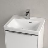 Villeroy & Boch Subway 3.0 fontein 45x37x14.5cm voor fonteinonderkast met 1 kraangat en overloopgat Stone Wit Ceramic+