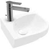 Villeroy & Boch Subway 3.0 hoekfontein 32cm 1 kraangat zonder overloop Ceramic+ stone white 437146RW