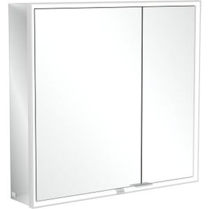 Villeroy & Boch My view spiegelkast 80x75cm 2 deuren 2 contactdoos LED A4578000