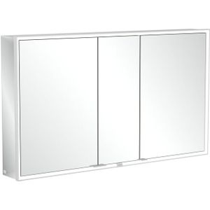 Villeroy & Boch My view spiegelkast 130x75cm 3 deuren 2 contactdoos LED A4571300