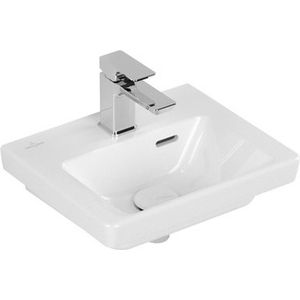 Fontein villeroy & boch subway 3.0 met ceramicplus met overloop 37x30.5x13.5 wit alpin