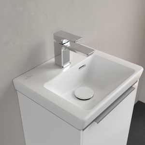 Fontein villeroy & boch subway 3.0 met ceramicplus met overloop 37x30.5x13.5 cm stone white