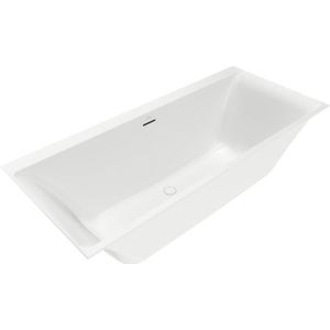 Villeroy & Boch Subway 3.0 bad 180x80cm rechthoek ingebouwd vulsysteem stone white UBQ180SBW2TDV-RW