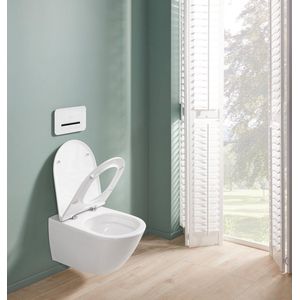 Villeroy & Boch Universo Wandcloset Pack - 56cm - twistflush - diepsoel - zitting - wit 4670t901
