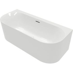 Villeroy & Boch Loop & friends Half Vrijstaand Bad - Acryl Wit Alpin Glans