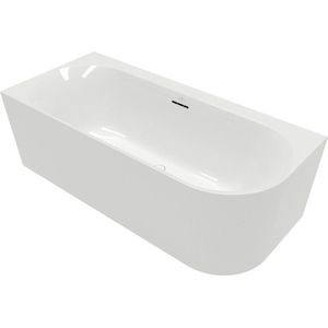 Villeroy & Boch Loop & Friends Back-to-wall Bad 180x80cm Links Acryl Wit Alpin Glans UBA180LOF9CL00V-01