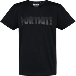 Koch Media - Fortnite Logo - T-shirt - Zwart - Korte Mouwen - Comfortabel Materiaal