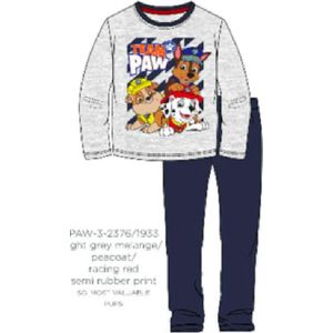 Paw Patrol pyjama - grijs - Maat 128 / 8 jaar