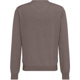 Fynch Hatton - V-hals Trui - Bruin - 100% Katoen - Regular Fit