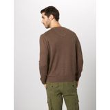 Fynch Hatton - V-hals Trui - Bruin - 100% Katoen - Regular Fit
