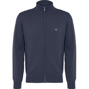 Fynch-Hatton - Vest - Donkerblauw - 100% Katoen - Regular Fit