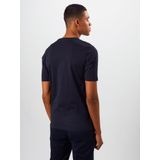 FYNCH-HATTON T-shirt - Unikleur - Navy - Lange Mouwen - Ronde Hals