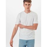 T-shirt - Wit - Unikleur - Lange Mouwen - Ronde Hals