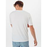 T-shirt - Wit - Unikleur - Lange Mouwen - Ronde Hals