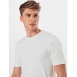 T-shirt - Wit - Unikleur - Lange Mouwen - Ronde Hals
