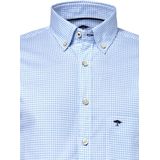 Fynch Hatton - Overhemd - Blauw - 100% Katoen - Lange Mouwen - Button-Down-kraag