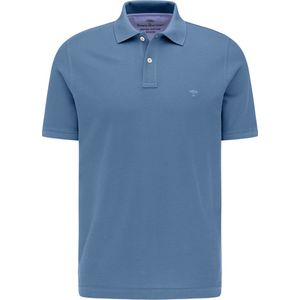 Fynch Hatton - 10001700 - Korte Mouw Poloshirt - Blauw - Katoen