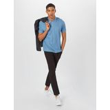 Fynch Hatton - 10001700 - Korte Mouw Poloshirt - Blauw - Katoen