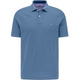 Fynch Hatton - 10001700 - Korte Mouw Poloshirt - Blauw - Katoen