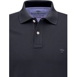 Fynch Hatton - Korte Mouw Poloshirt - Katoen - Casual Fit - Blauw