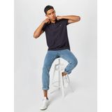 Fynch Hatton - Korte Mouw Poloshirt - Katoen - Casual Fit - Blauw