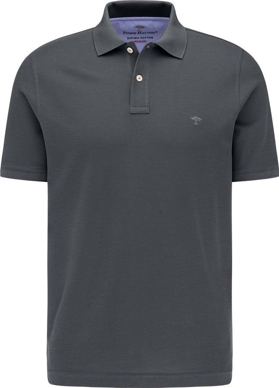 Fynch Hatton 10001700 Korte Mouw Poloshirt Grijs Man