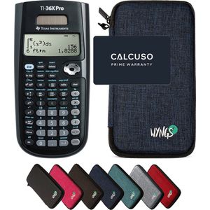 CALCUSO Basispakket blauw met Rekenmachine TI-36X Pro MultiView en uitgebreide garantie van CALCUSO