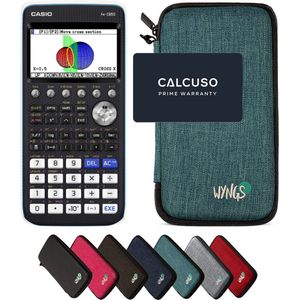 CALCUSO Basispakket turkoois met Grafische Rekenmachine Casio FX-CG 50 en uitgebreide garantie van CALCUSO