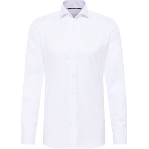 ETERNA - Super Slim Fit - Overhemd - Wit - Niet Doorschijnend Twill