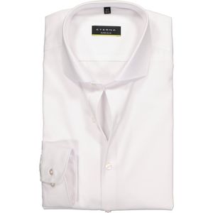 ETERNA - Super Slim Fit Overhemd - Wit - Twill - Niet Doorschijnend