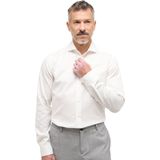 ETERNA - Slim Fit Overhemd - Ecru - 100% Katoen - Strijkvrij