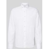 ETERNA modern fit overhemd - twill - wit - Strijkvriendelijk - Boordmaat: 40