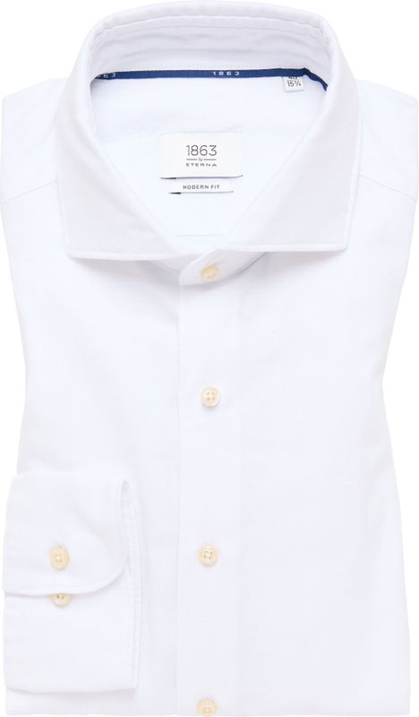 ETERNA - 1863 - Overhemd - Lichtblauw - Twill - Lange Mouwen